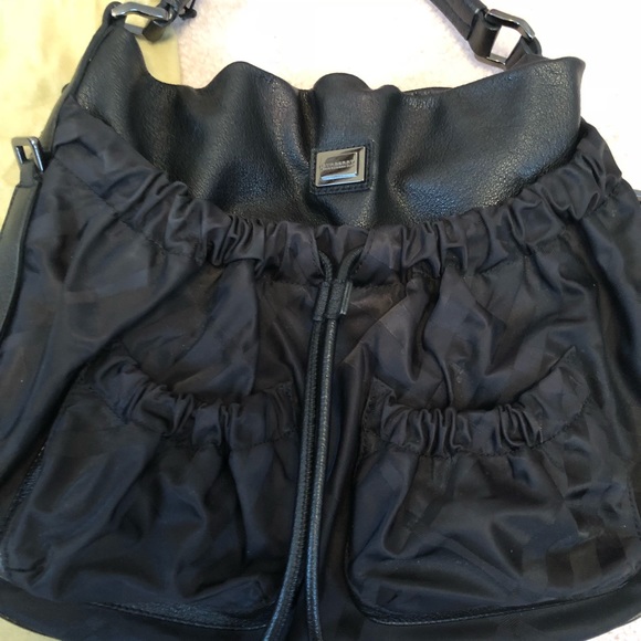 Black Burberry Hobo Bag - Picture 1 of 5